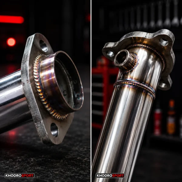 HP Stainless Steel Downpipe Package for KMC T8 2