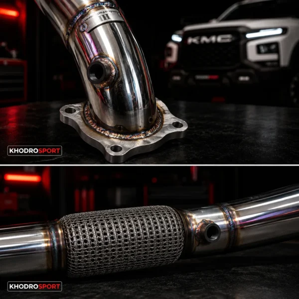 HP Stainless Steel Downpipe Package for KMC T9 1